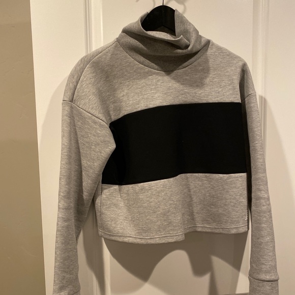 New balance crop hoodie Clearance